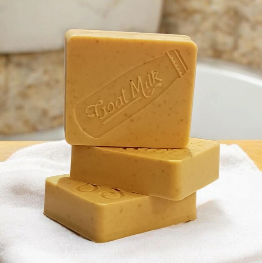 Goat Milk Turmeric Honey and Lemon Handmade Soap